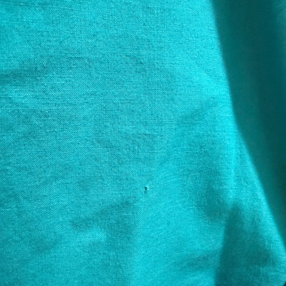 Julia Amory Teal Embroidered Zoe Caftan - Picture 9 of 10